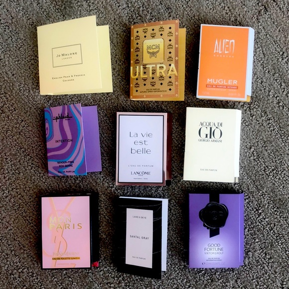 Jo Malone Other 9 Luxury Brand Perfume Samplers Jo Malone Ysl